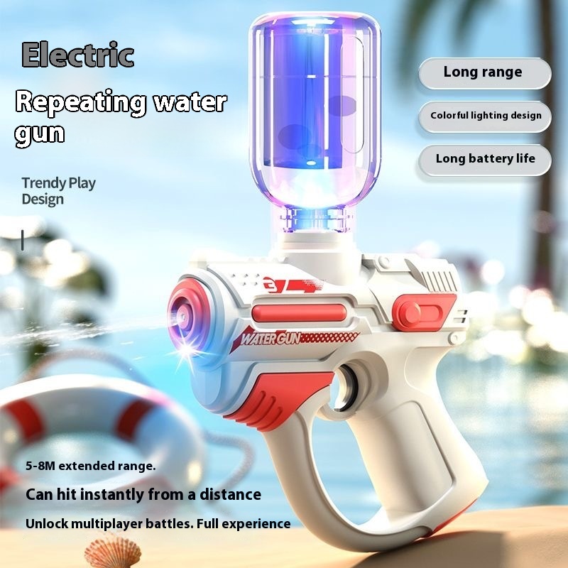 Electric Water Gun Toy Full-automatic Large Capacity Beach…