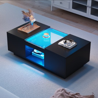 LED Coffee Table For Living Room, Modern