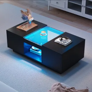 LED Coffee Table For Living Room, Modern