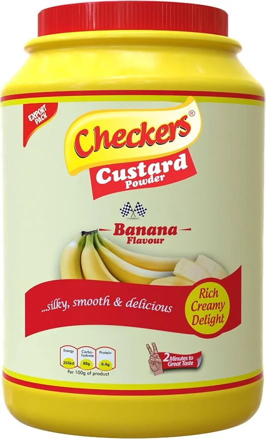 Custard Powder Checkers Banana Flavour 2kg