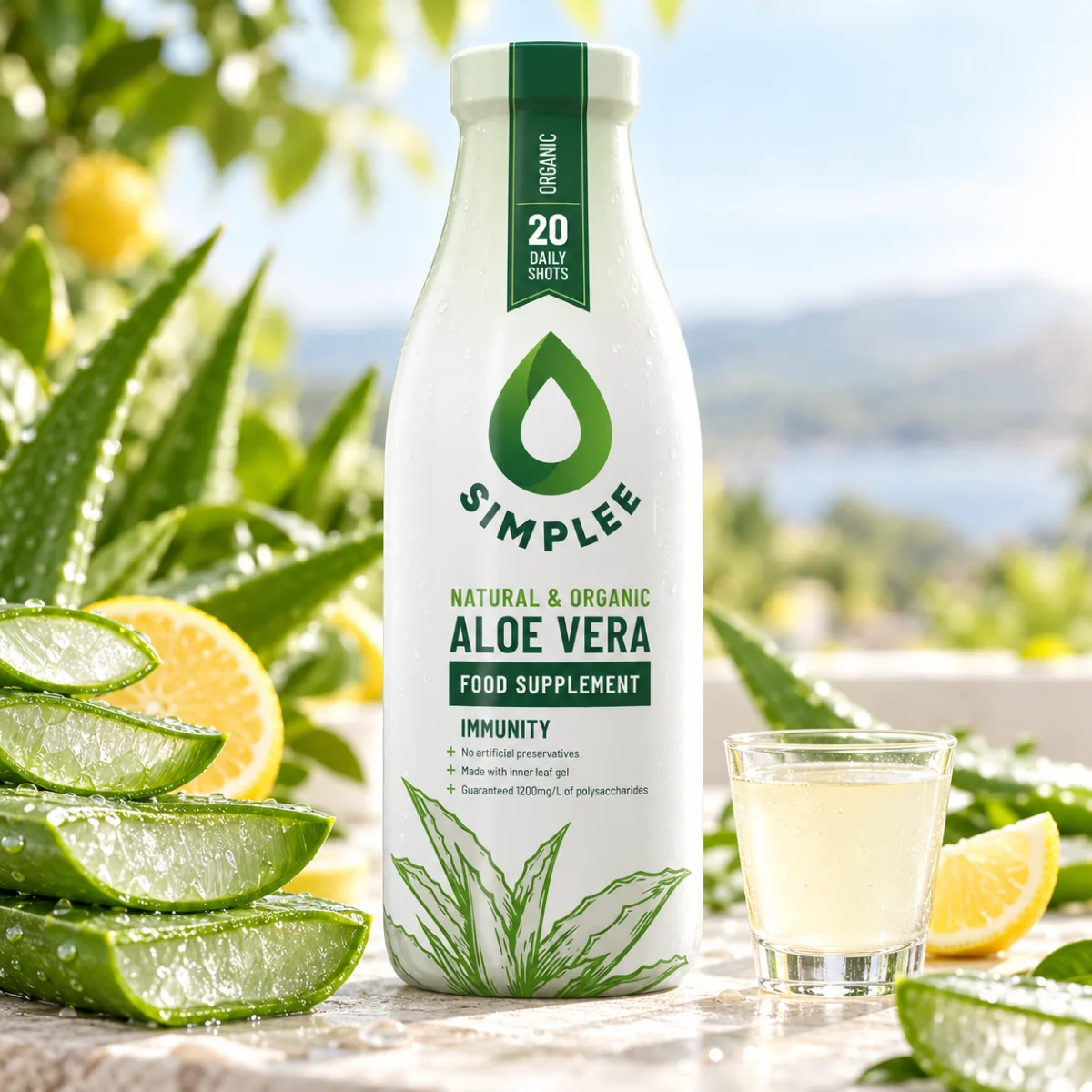 Simplee Aloe ® - Vera Juice 1 Litre - Natural
